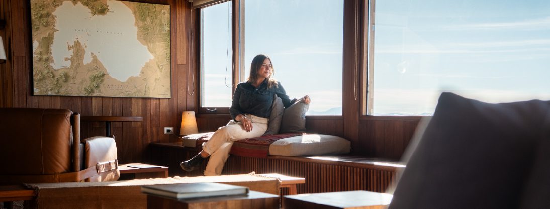 Guest enjoying the views in Uyuni