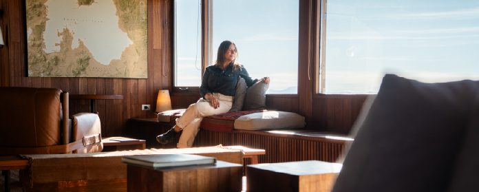 Guest enjoying the views in Uyuni