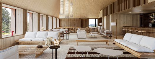 Lodge in Torres del Paine Conservation Reserve