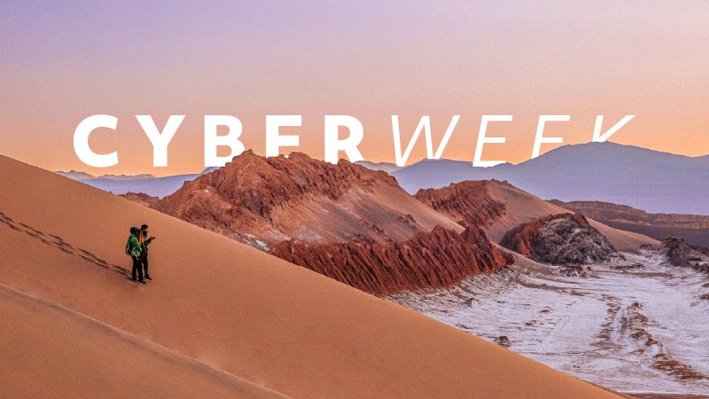 Cyber week sale on Explora Atacama.