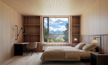 Room in Torres del Paine lodge in Explora's Conservation Reserve