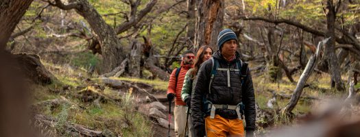 Explora guides hiking in El Calafate, Argentine Patagonia
